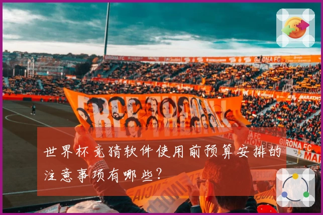 世界杯竞猜软件使用前预算安排的注意事项有哪些？